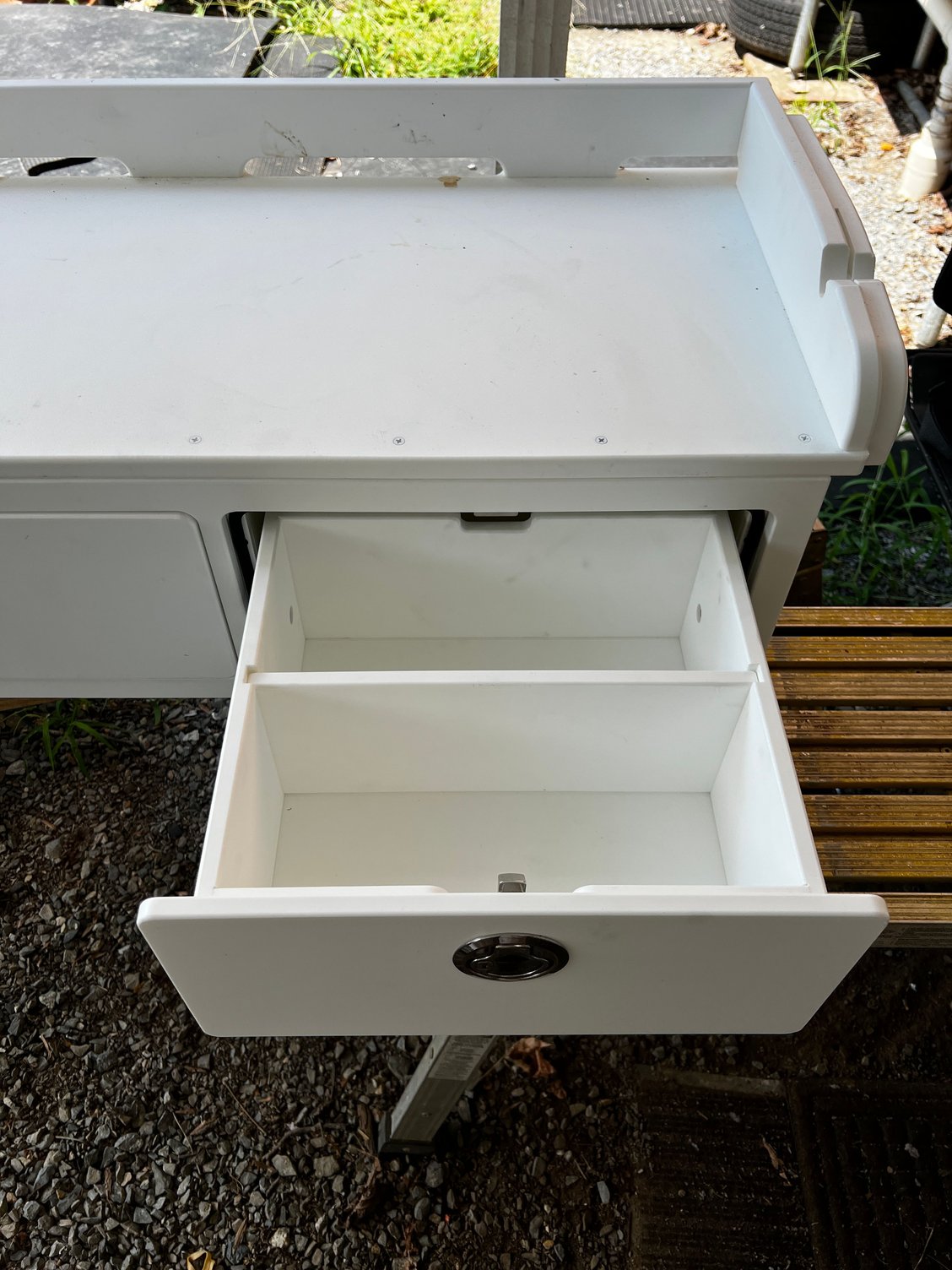 Custom Starboard fillet table with drawers The Hull Truth Boating