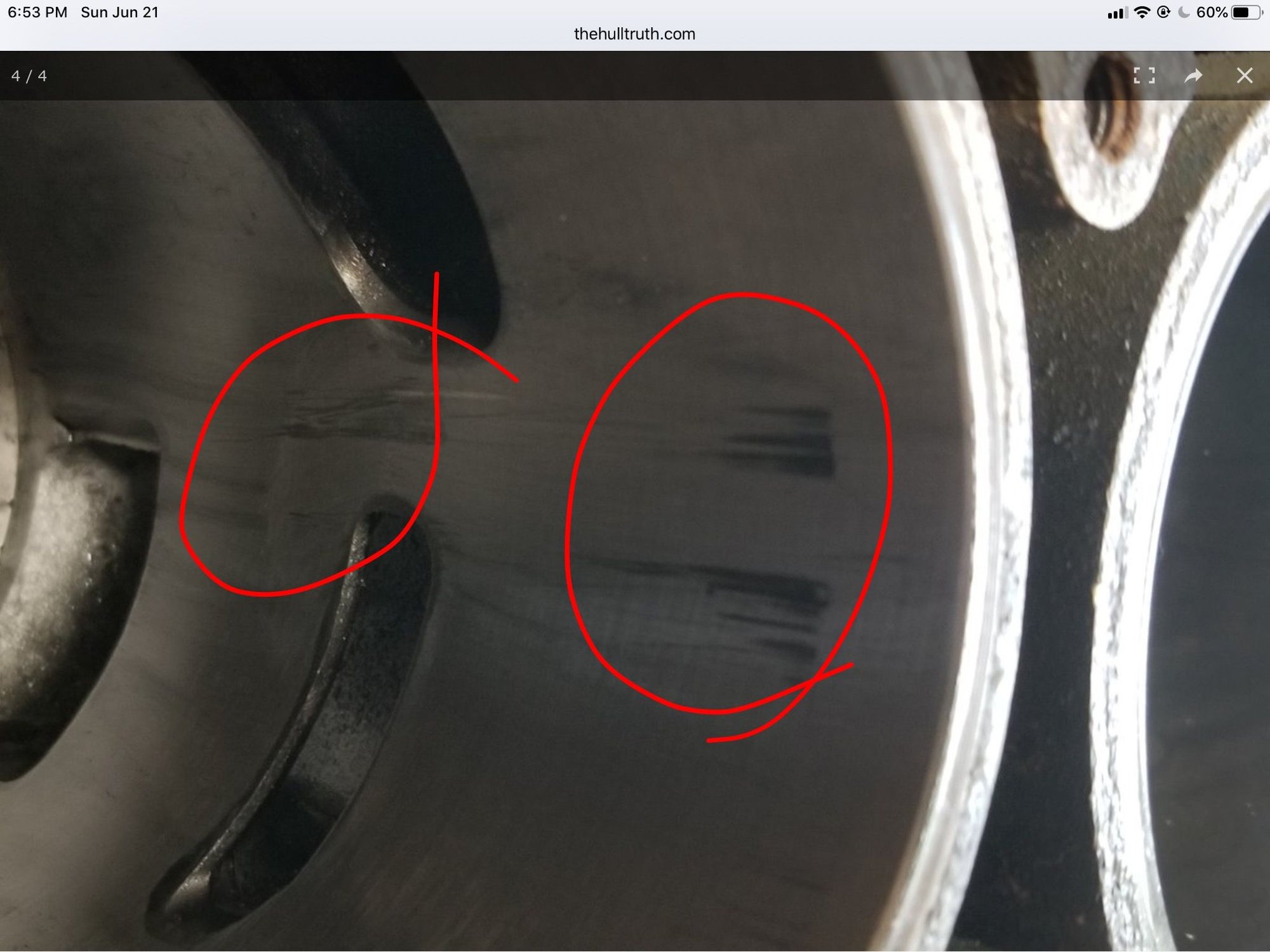 What could have caused a piston to crack Page 2 The Hull Truth