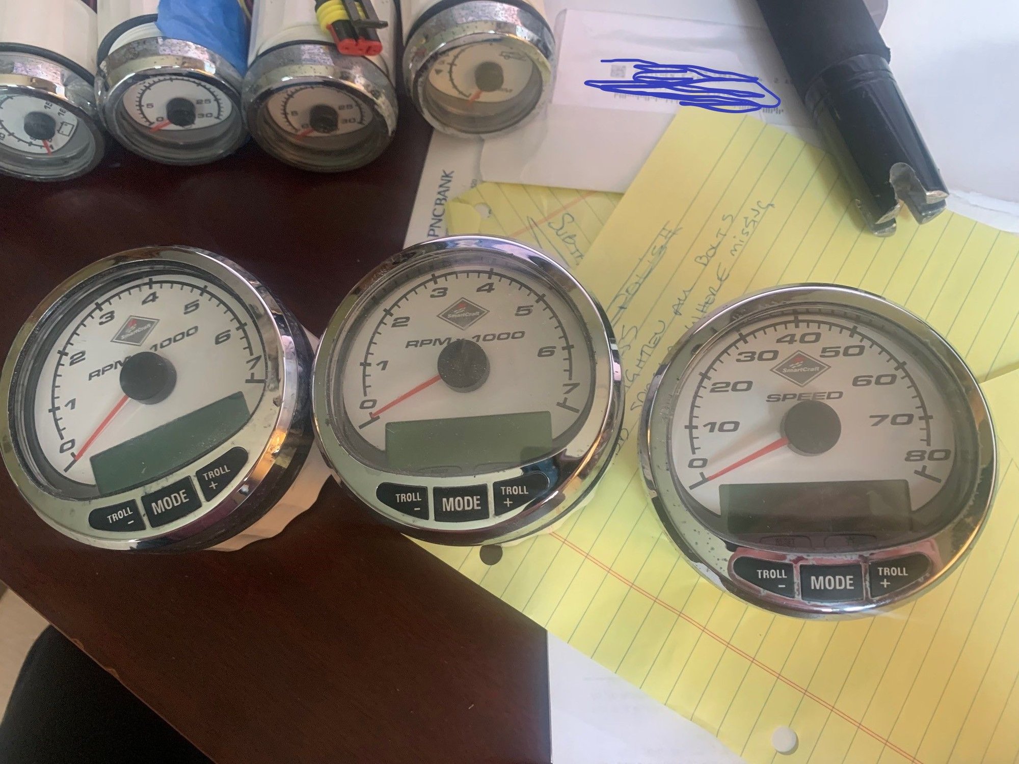 Mercury Smartcraft Speedo and two Tachs plus more The Hull Truth