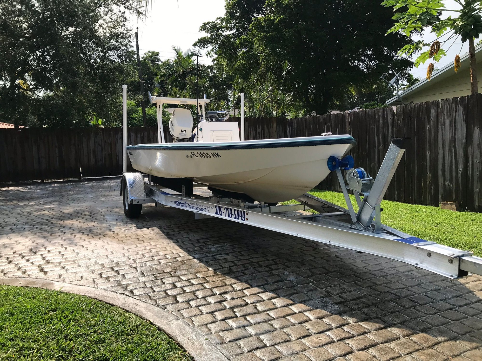 New flats boat trailer Rock & Roll Trailers (pics) The Hull Truth