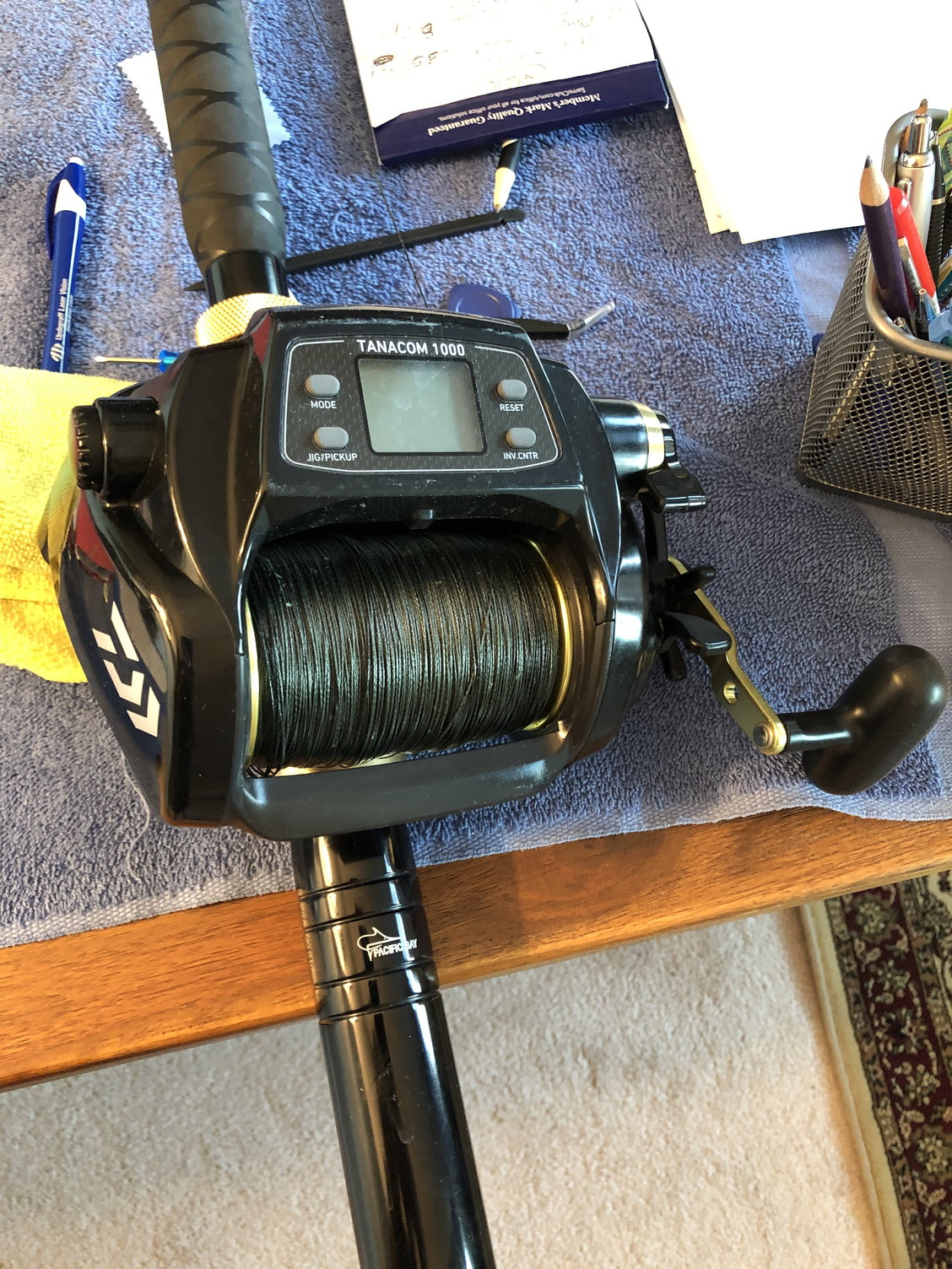 Daiwa 500C Ultra light fishing reel how to take apart and service 