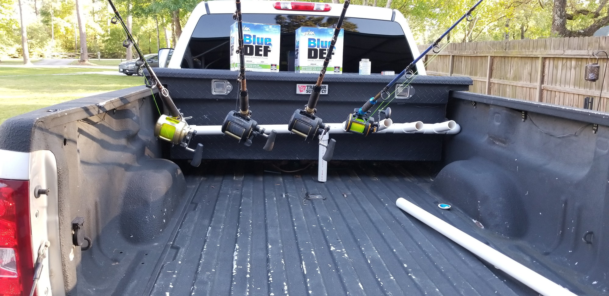 Truck bed rod holder setups - The Hull Truth - Boating and Fishing
