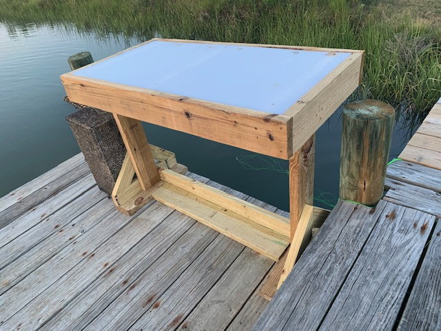 King Starboard Fish Cleaning Station -- 54 X 23 Top -- Welded