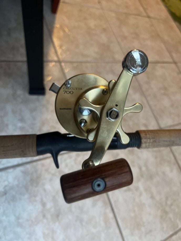 Shimano calcutta 700B reel on a G Loomis pro Blue PBR844C rod - The Hull  Truth - Boating and Fishing Forum