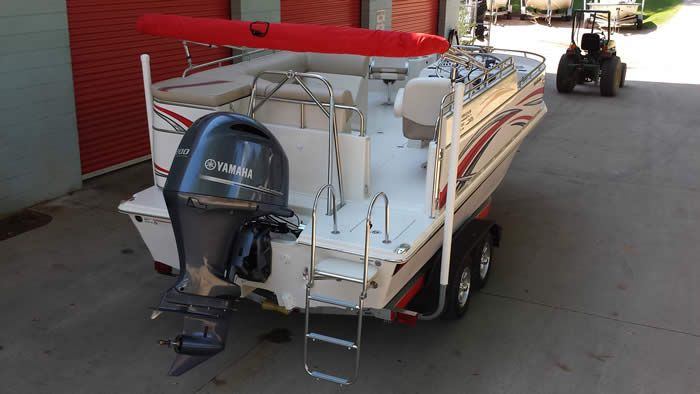 2015 carolina skiff 20 fun chaser deck boat *reduced price