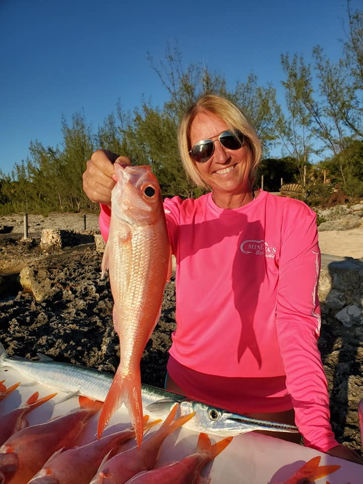 Yellow Eye Snapper Fishing Deep Dropping Bimini Bahamas 