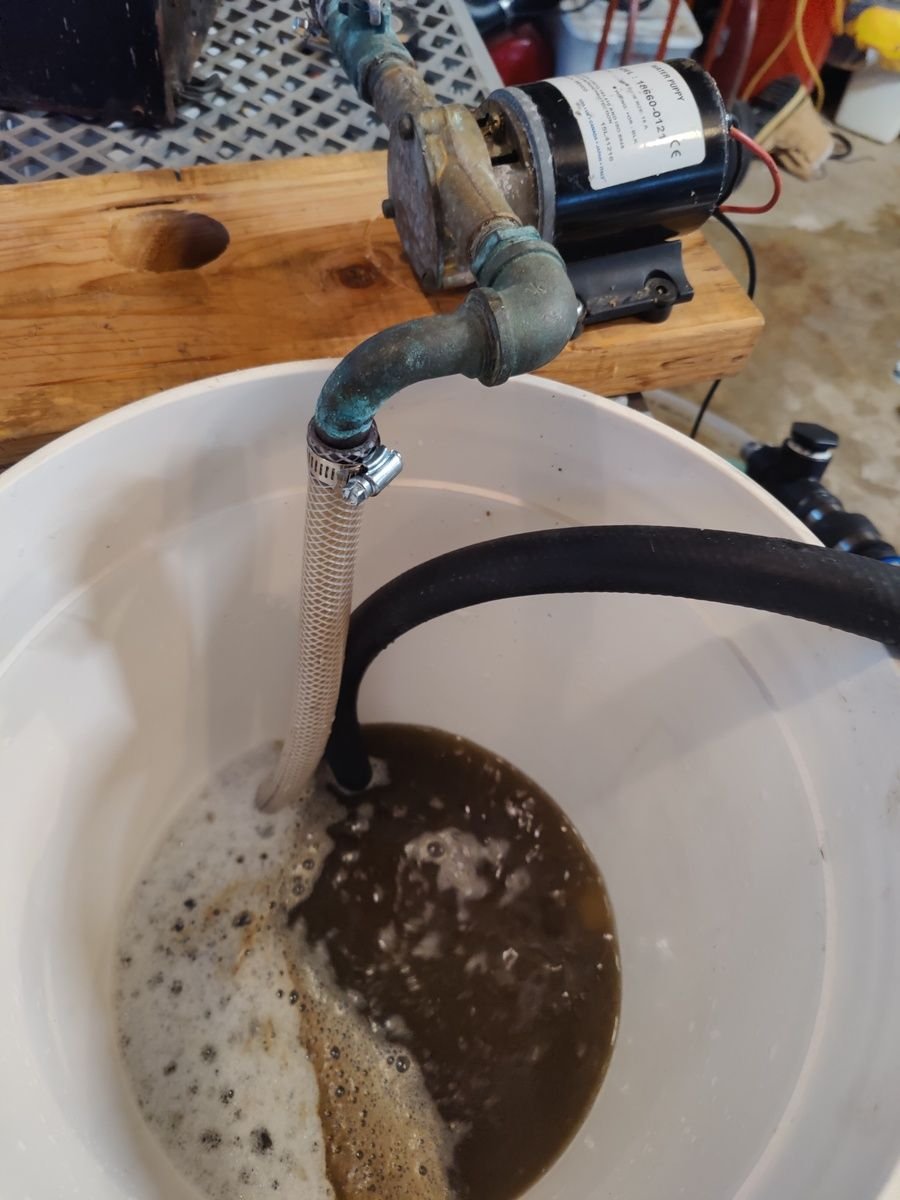 Flushing an AC with barnacle buster The Hull Truth Boating and