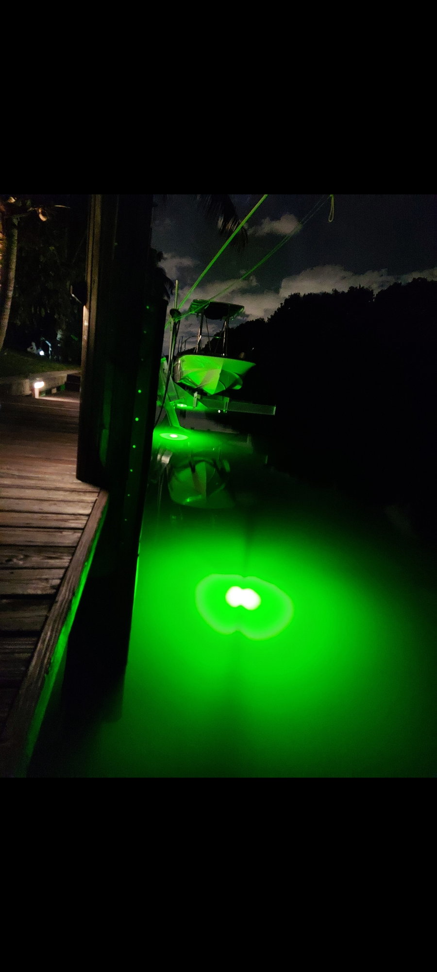Multi-color Dock Fishing Light With Remote, Green Blob Outdoors