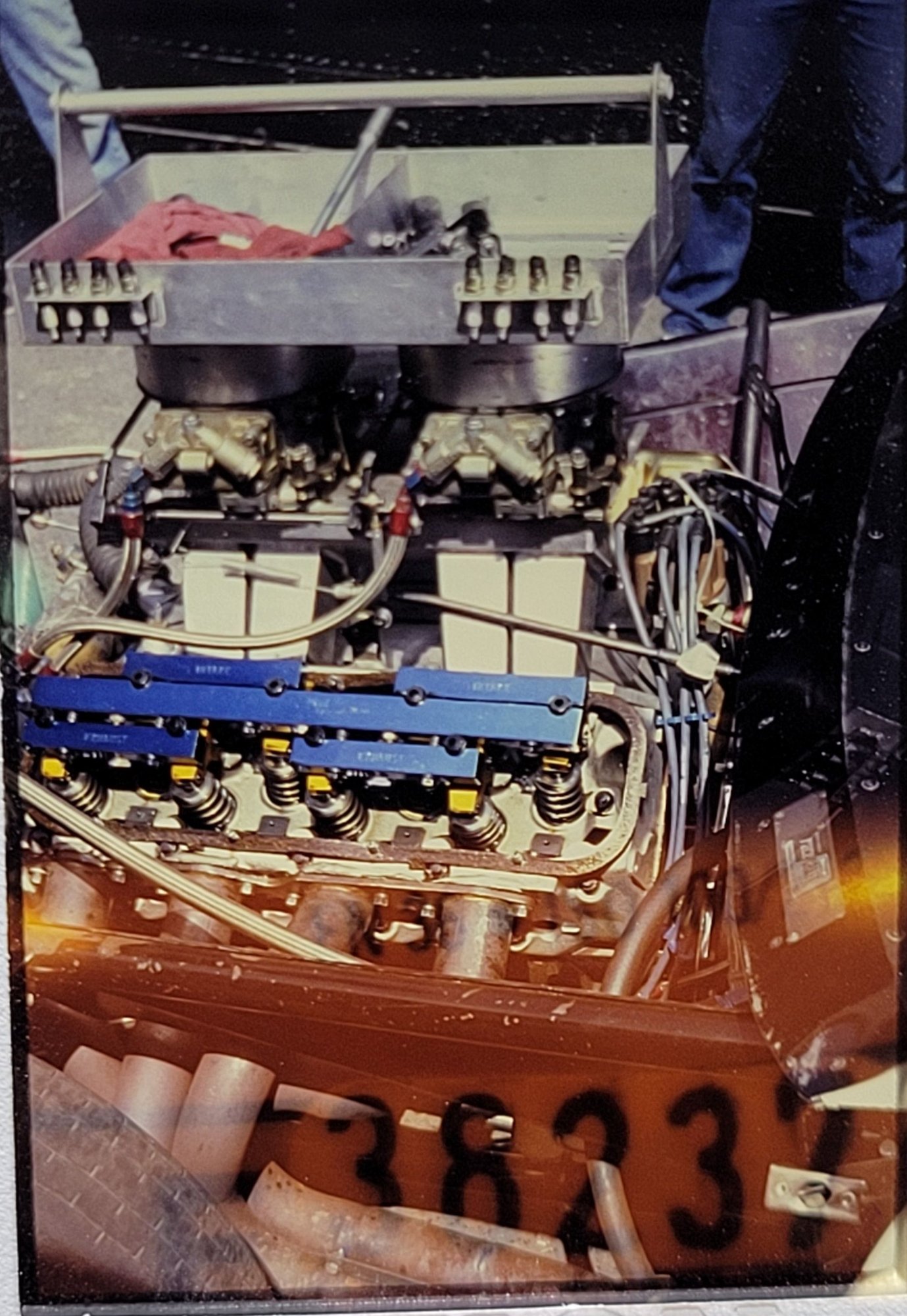 1984 picture of the Reher-Morrison Camaro driven by Lee Shepherd