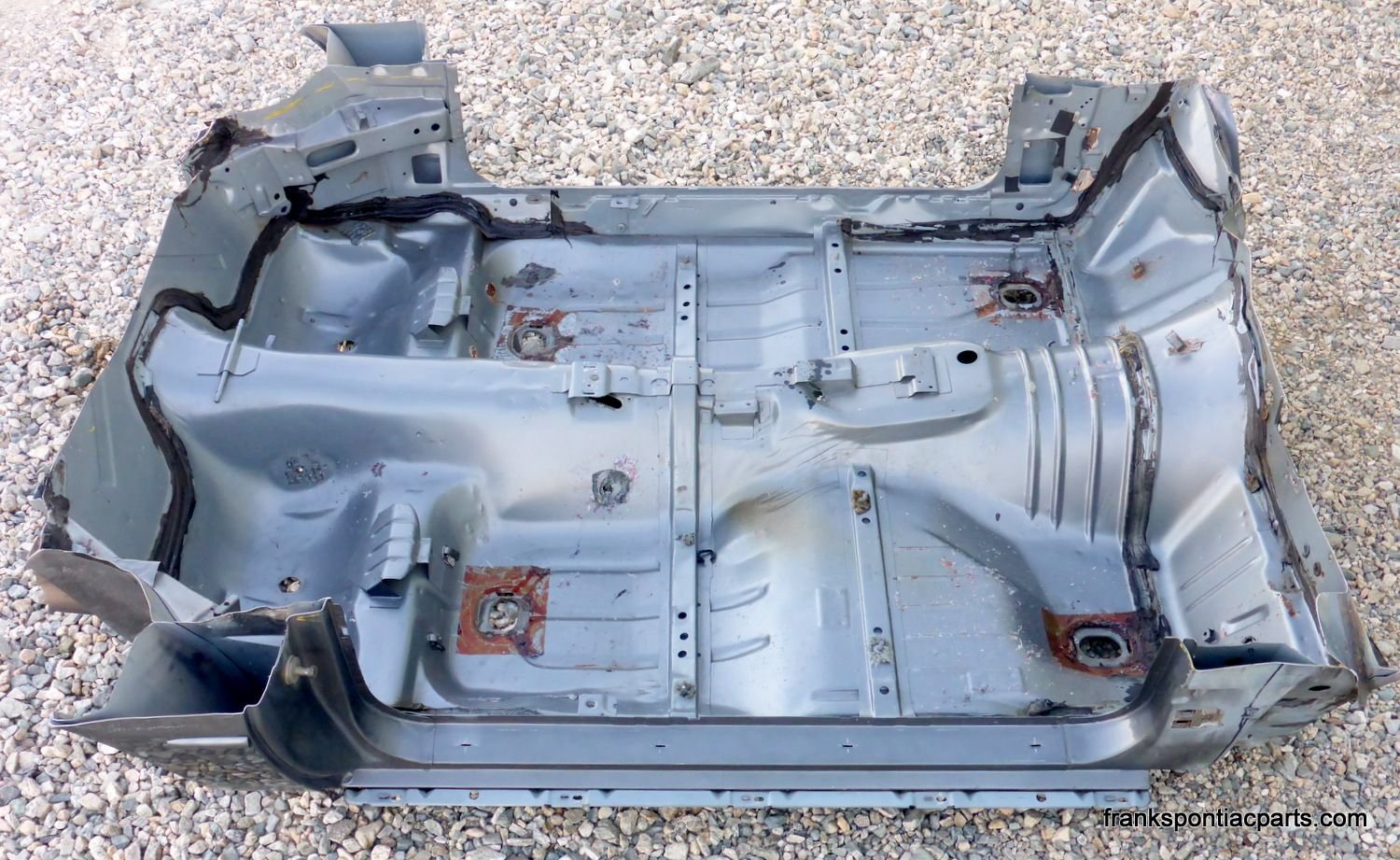 Ordered a floor pan from an 88 GTA, (gunmetal grey too!) from Frank's Pontiac Parts.  Great people to deal with.