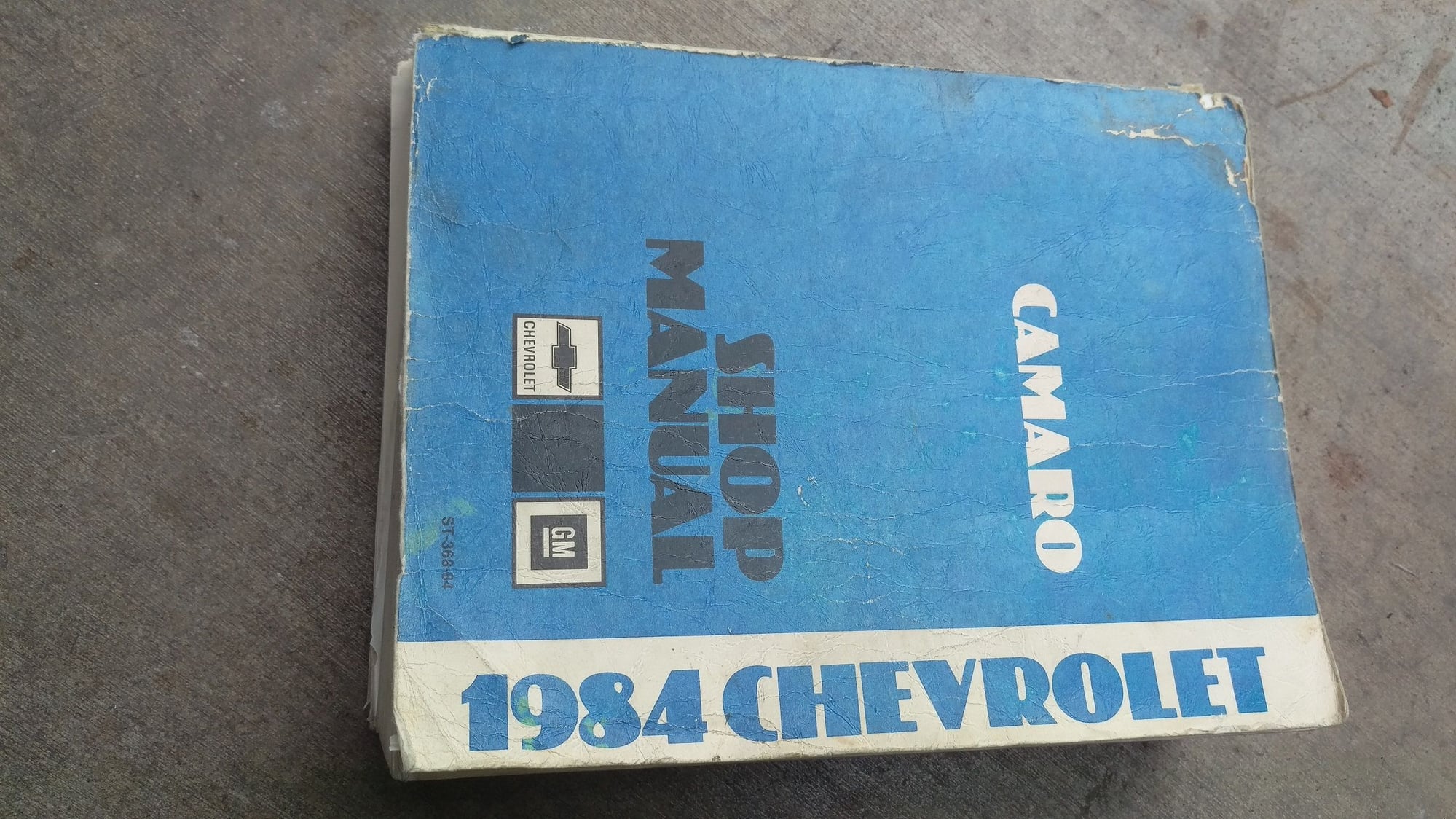 1989 Chevy Camaro Shop Manual 89 IROC-Z RS Chevrolet Repair Service Book 