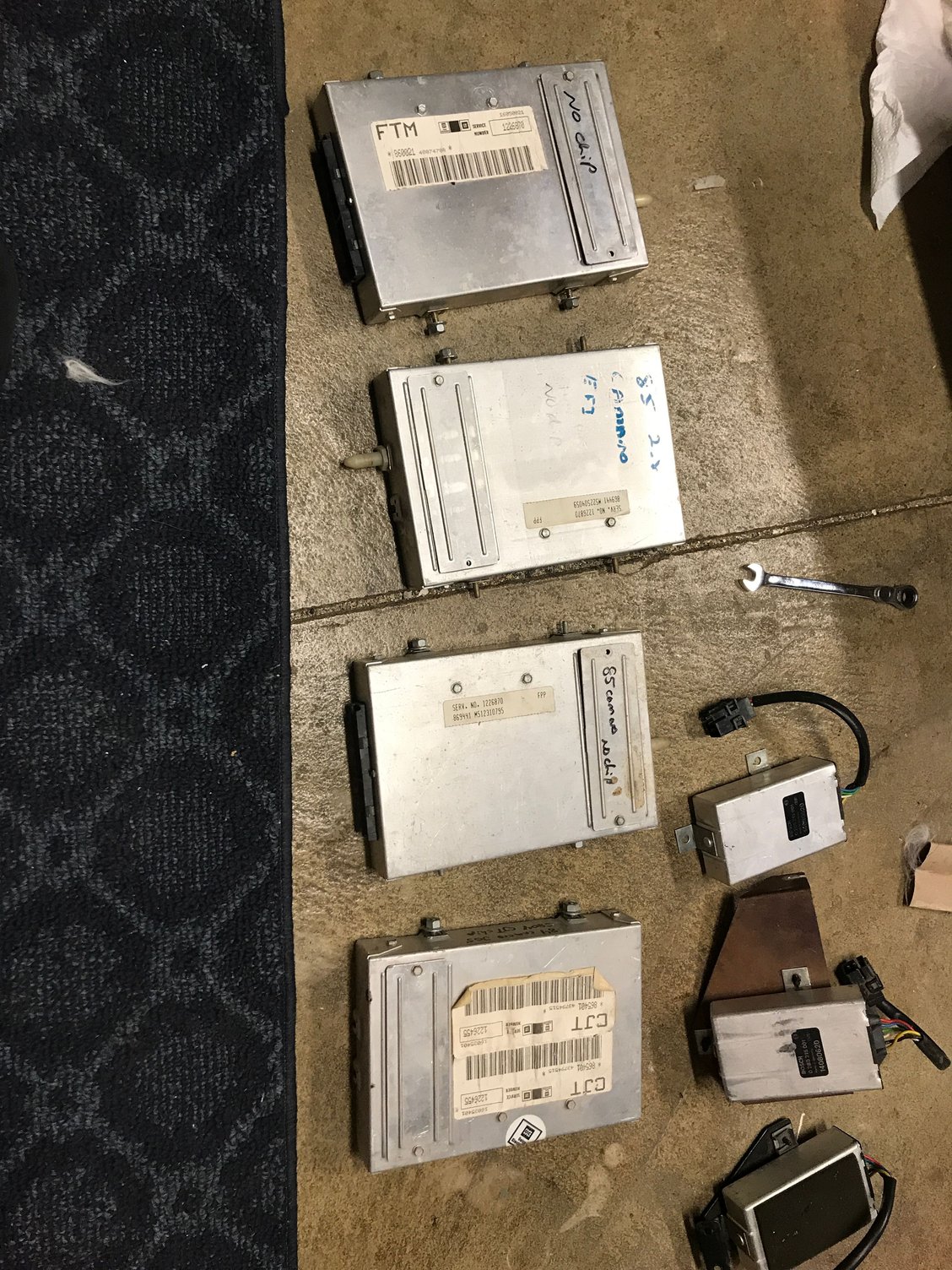 OH Ecm’s 84 and 85 and maf burn off relays Third Generation FBody