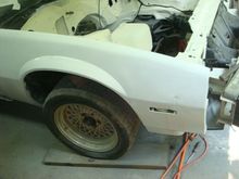 Worked the small dent a little and straightened the area around the side marker light.