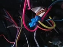 It was connested to those blue connectors which lead to that white relay thing