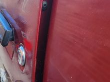 Here is when I just shut it without pushing it in. 