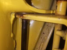 Lower pin in place