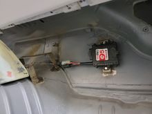 Control box mounted