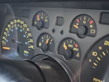 closeup of the dash