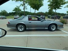 Super clean car, older guy driving it