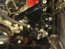 Vette powersteering pump installed