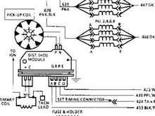 You might want to verify the colors or that the large to small cap wiring is correct. The letters on the icm connecter will match this picture.