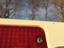 Rear hatch brake light.