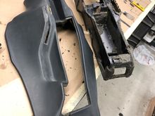 all of the factory vinyl and foam has to be removed