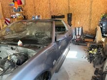 I saw rust in the t-roof channels, thankfully it wasn't bad and only surface rust.  But the more I dug into it, the worse it got.