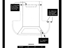Measurement from e-z on auto tops