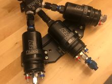 New aem 400 fuelpumps to feed the engine with e85 for the first time