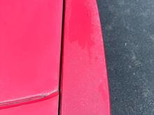 Rattle canned trunk lid and spoiler