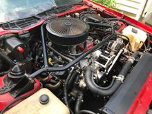 Brace installed and test driving