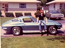 May 1972. My '65 coupe. 365 horse/4-speed, Accel ignition, 4:10 rear end.