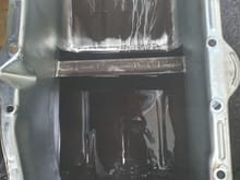 metal in oil pan 