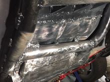Passenger lowered floor welded in (looking towards rear of vehicle) 