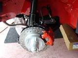 front rotors drilled, new pads, caliper, struts, bearings, brake hoses, etc, etc,,,,,