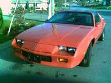 Before Restoration 85 Camaro Front