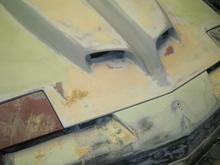2010. Hood was from Hawkes 3rd Gen. and needed alot of straightening and smoothing, much putty....