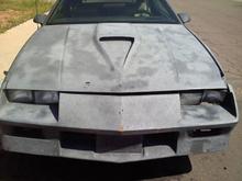 Hood front view