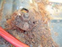 One of the Passenger Seat Screws.  This was so Rotted it Broke Off the Body