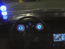 Getting ready for a race.
