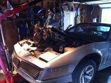 355 Chev 2.02 heads nice engine only 5000kms on the engine looks alot worse then the engine really is.