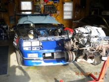 The original 305 TPI and the front of the IROC
