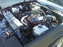 It looks good with it all blacked out under the hood