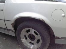Little bit of rust on driver side rear quarter panel