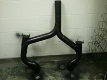 Tracey Scott custom 3 inch Y pipe