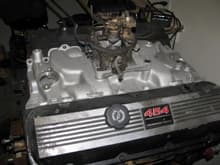stock 1970 ls6 intake with tbi adapter plate and tbi