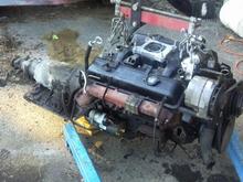 305 HO w/ 700R4 attached