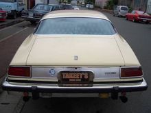 Rear shot with Japan Automobile Federation(Japan's AAA) sticker showing