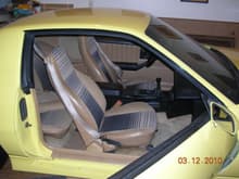 Original interior front seats